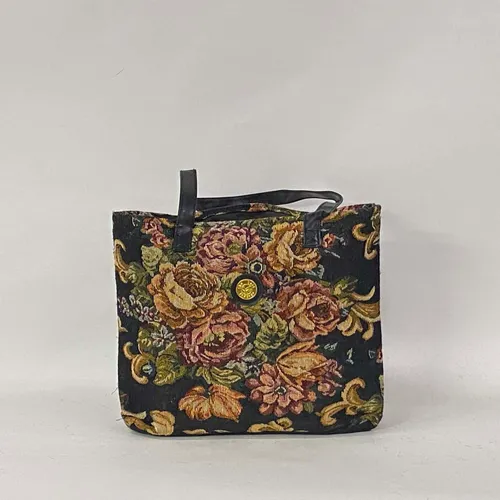Floral Canvas Tote Bag - MO22282