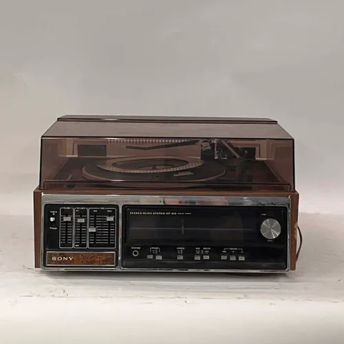 Wooden Sony Record Player & Radio - MO22835