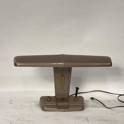 Vintage Metal Desk Lamp with Pen Holder - LI567