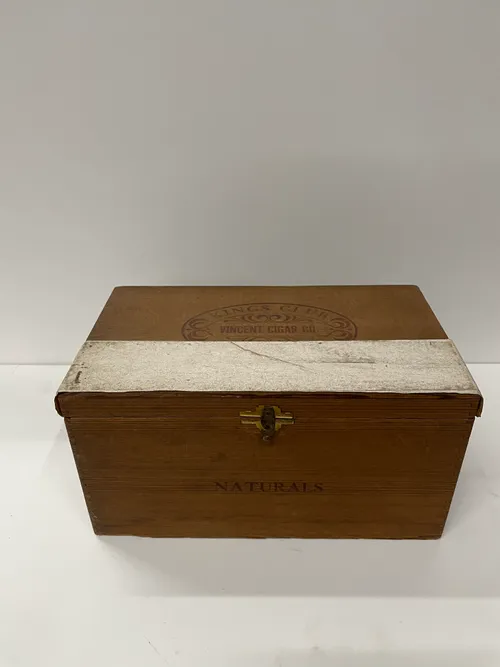 Vintage Wooden Cigar Box