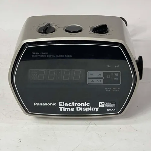 Panasonic Black & Silver Electronic Alarm - A769