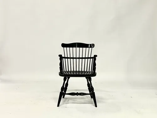 Black Traditional Windsor Dining Armchair