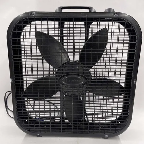 Black Lasko Box Fan - ELB420