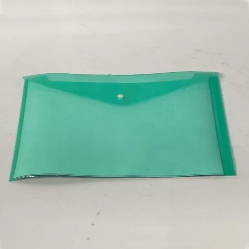 Transparent Green Envelope With White Paper - OFA647