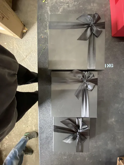 Black Gift Boxes- Set of 3