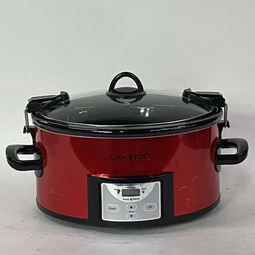 Red Stainless Steel Crockpot - KT125