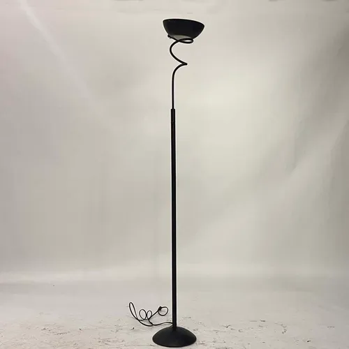 Black Spiral Torchiere Floor Lamp - LI379