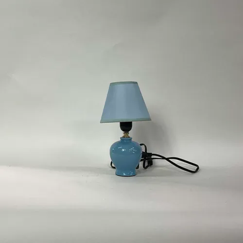 Small Turquoise Blue Table Lamp - LI56