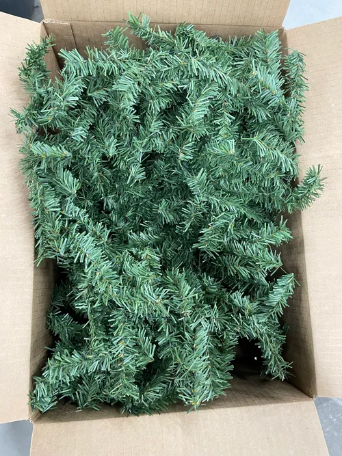 Box of Assorted Green Garland
