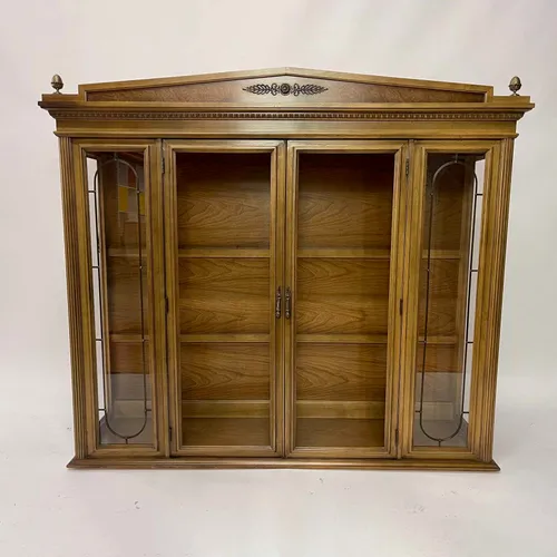 Antique Wood & Glass Hutch - CGB383