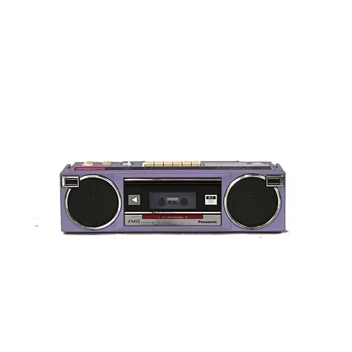 Purple Panasonic Cassette And Radio Player - MO3551