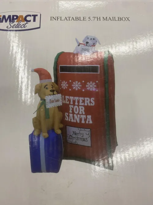 Letters to Santa Puppies Inflatable