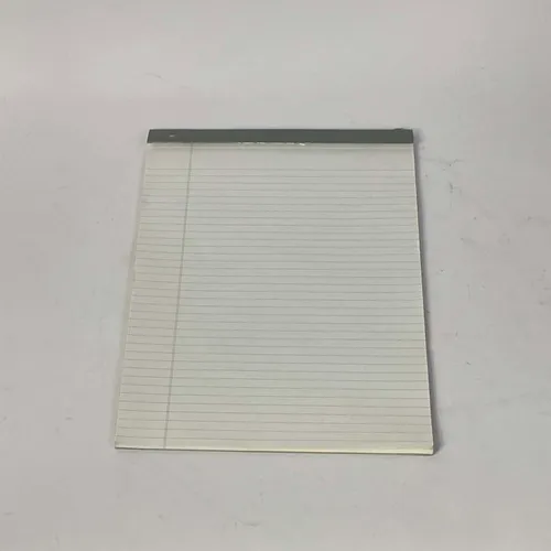 White Legal Pad With Gray Top - OFA632