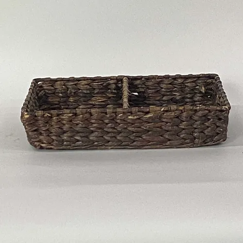 Dark Brown Woven Key Basket - BSKT47