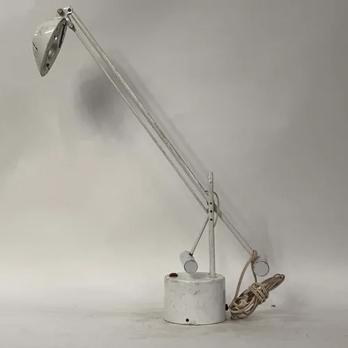 White Painted Adjustable Desk Lamp - LI367