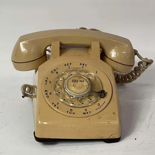 Brown Vintage Wall Mounted Rotary Phone - A800