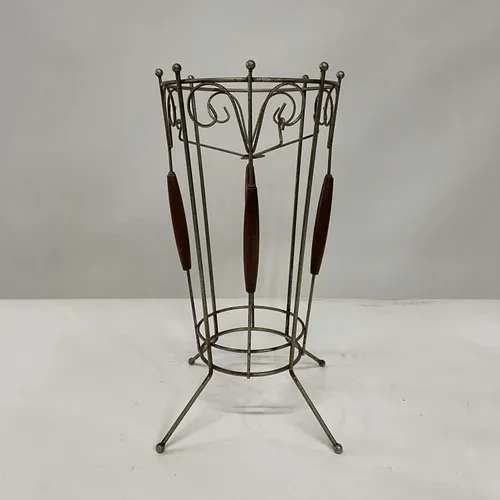 Metal & Wood Umbrella Stand - DEB309