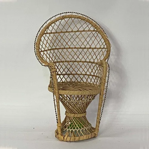 Tabletop Woven Peacock Chair - BSKT31