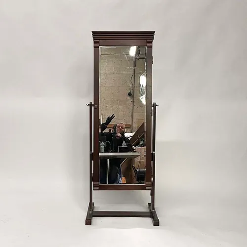 Wood Standing Mirror - DE22212