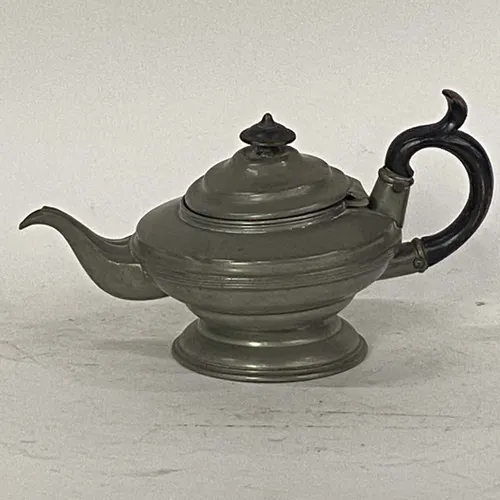 Vintage Victorian Pewter Tea Pot - KT214