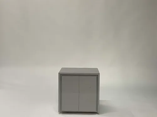 Small Gray Storage Cabinet