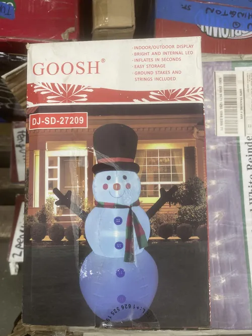 6' Inflatable Snowman