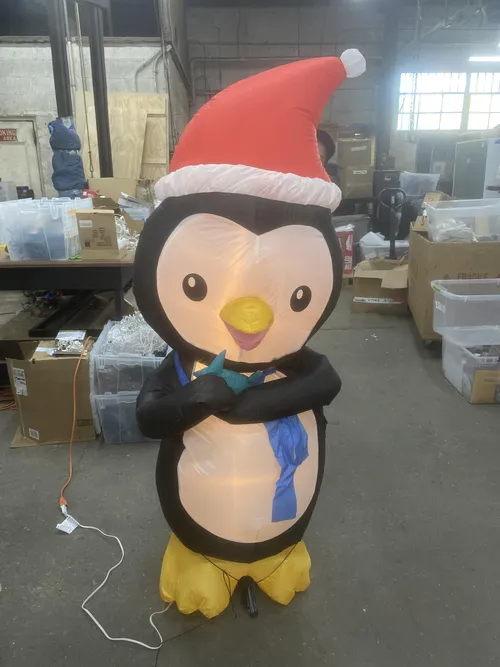 6' Christmas Penguin Inflatable