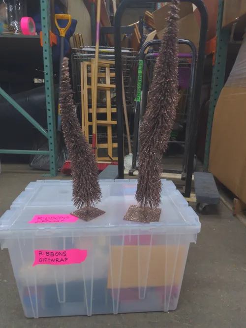 Brown Glitter Christmas Tree