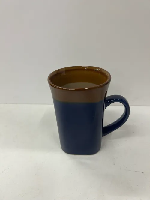 Dark Blue and Brown Mug