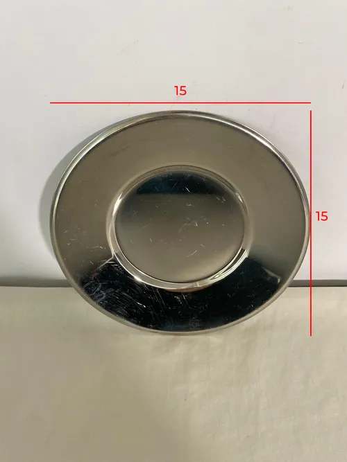 Piattino acciaio inox