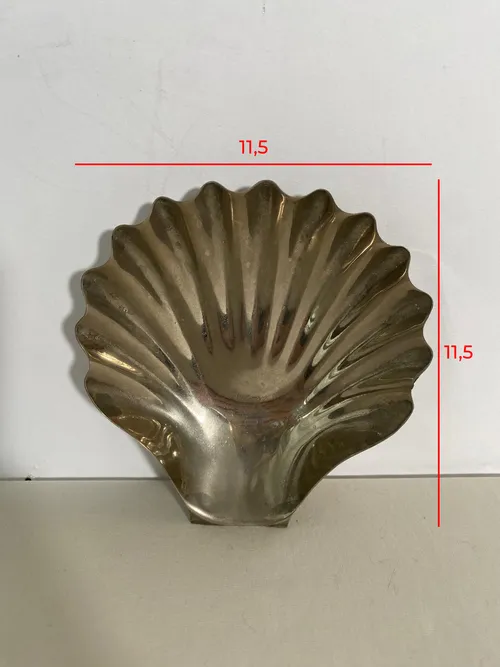Coppetta conchiglia silver plate