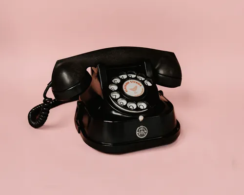 Vintage Phone - Raven