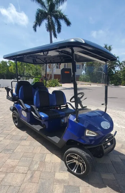 Golf Cart #1 - Blue 6 seater