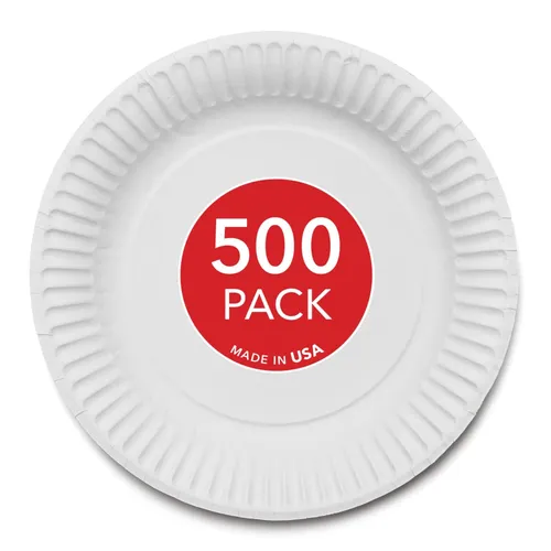 PLATES 500 PACK SIZE 9 INCHES -DEGARDABLE