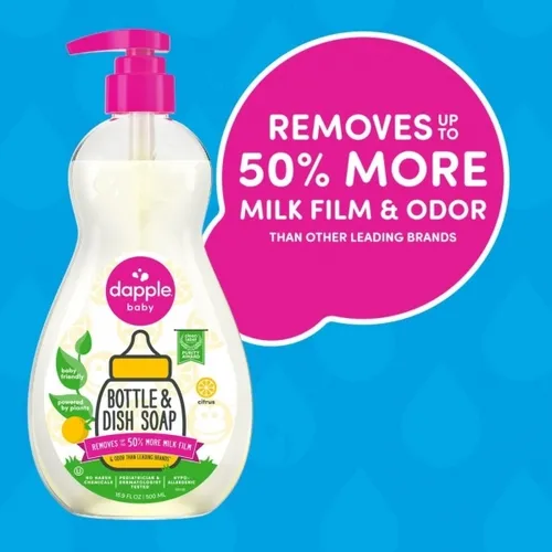 Dapple Bottle and Dish Soap Baby 13 Fl Oz