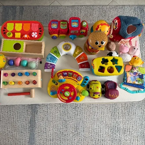 Entertaining Infant Toy Bin #1 - Ages 0 - 12 Months Old