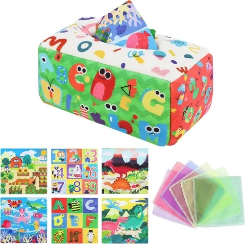 Baby Toy Tissue Box Toys, 6-12 Months