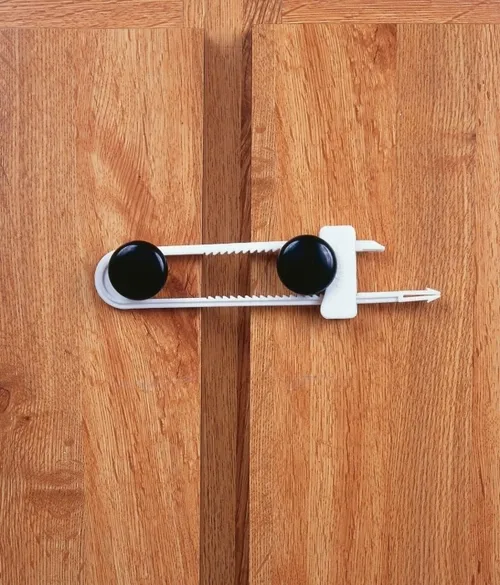 Cabinet Slide Locks - 10 count - Color Varies