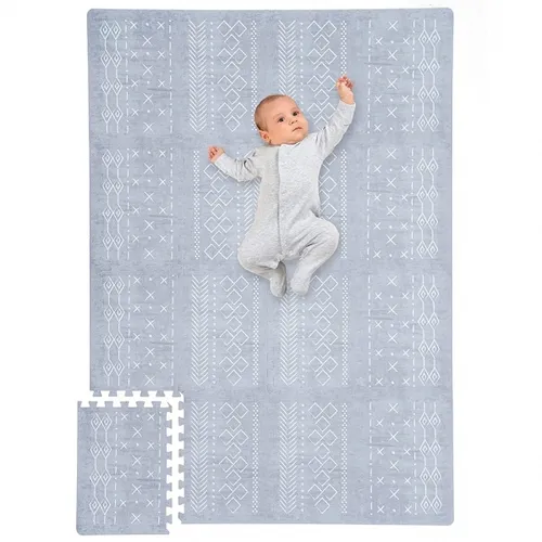 Soft Baby Play Mat - Non Toxic - 5.6x4ft