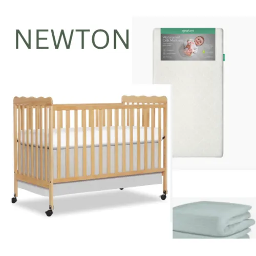 Crib w/ Newton + 1 Organic Sheet