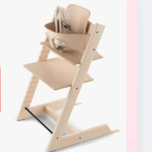 Wooden Tripp Trapp High Chair from Stokke with Tray