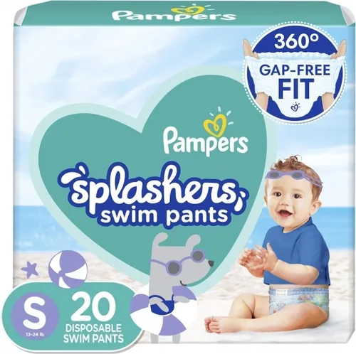 Pampers Splashers Swim Diapers Size S 20 Count