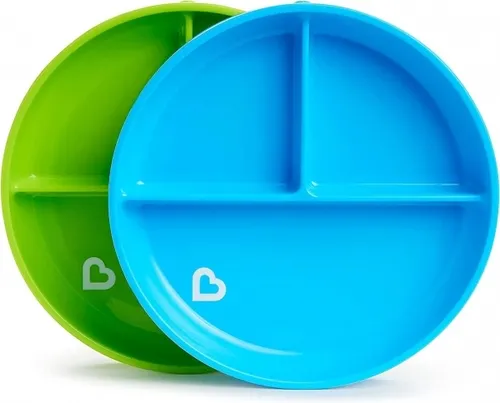 Munchkin Stay Put Divided Toddler Plate - 1 Count