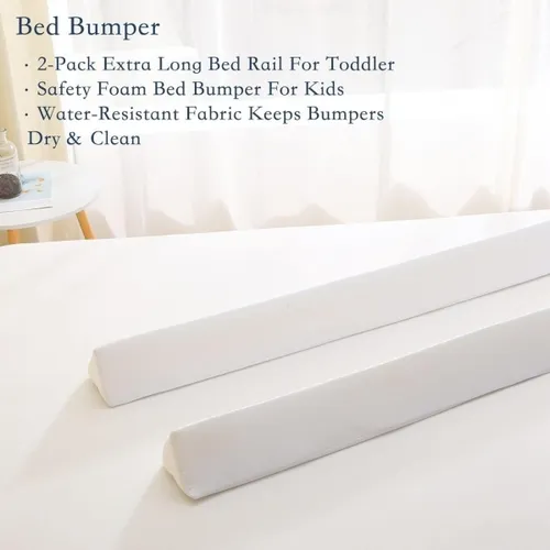 2 Pack Bed Rail Bumpers Foam Safety Bed Rail - Brand Varies