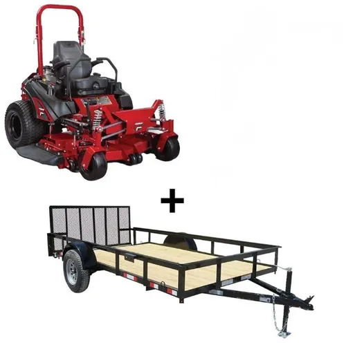 Ferris Commercial Mower and Trailer