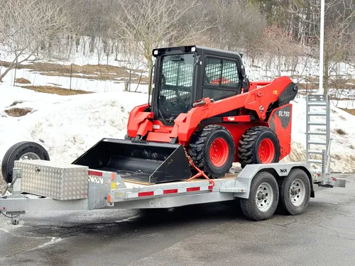 Skid Steer with Trailer