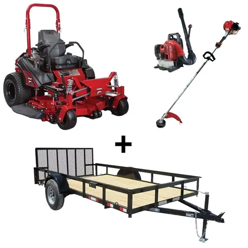 Landscapers Complete Package (Ferris Commercial Zero Turn Mower, Trailer, Weed Wacker and Blower) 