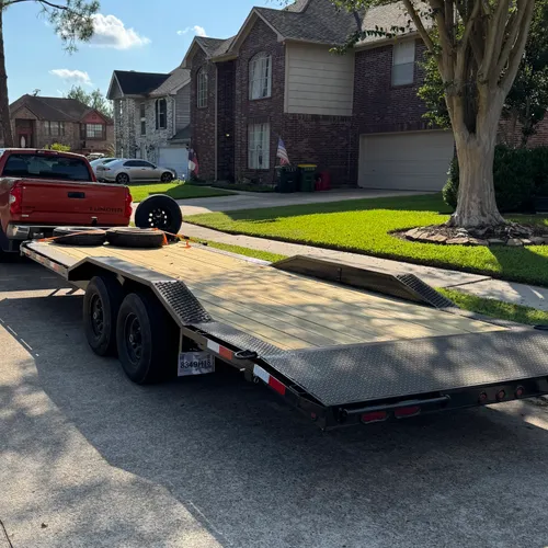 22ft Car Hauler With Drive Over Fenders