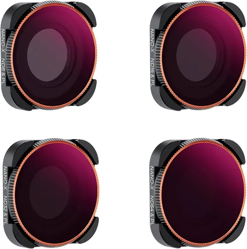 Freewell Bright Day 4-Pack ND/PL Filters for GoPro Hero12