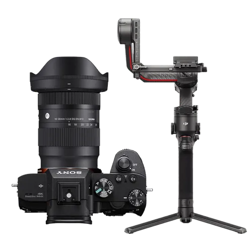 Sony A7III + 16-28mm Lens + DJI RS3 Pro
